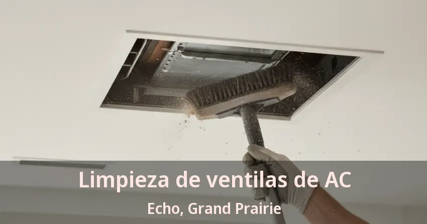 Limpieza de ventilas de AC Echo, Grand Prairie - TX