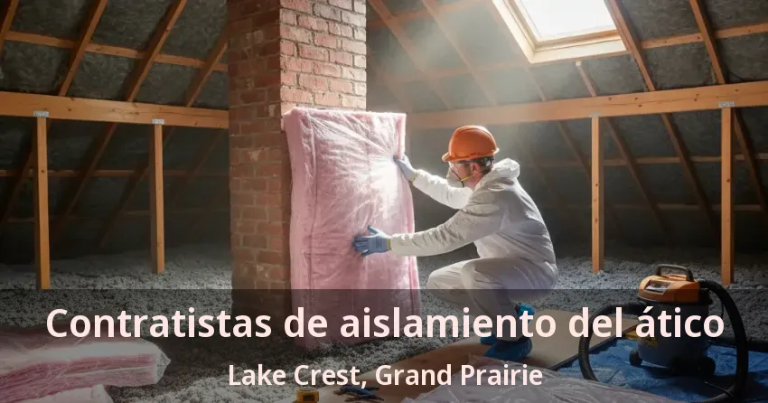 Contratistas de aislamiento del ático Lake Crest, Grand Prairie - TX