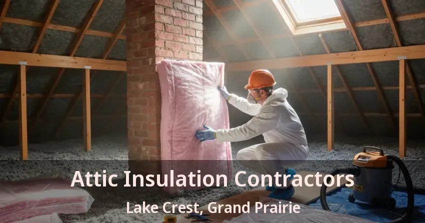Attic Insulation Contractors Lake Crest, Grand Prairie - TX Attic Insulation Contractors Lake Crest, Grand Prairie - TX