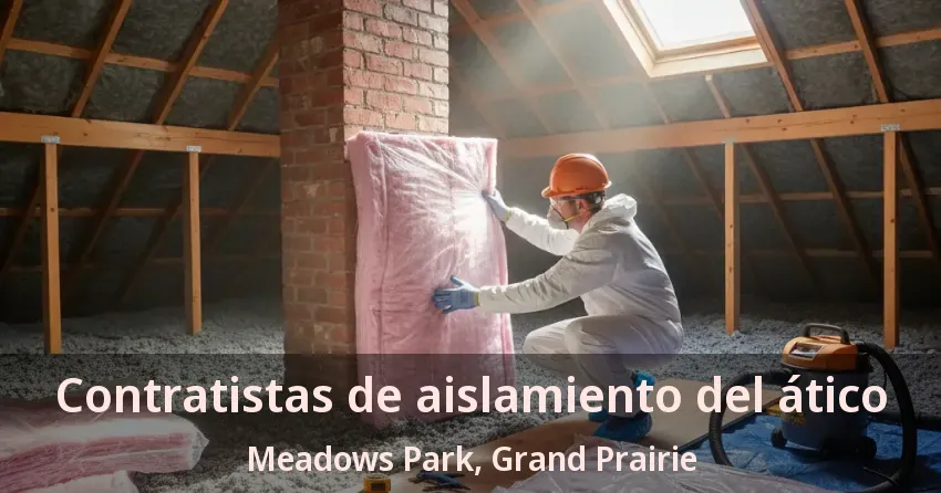 Contratistas de aislamiento del ático Meadows Park, Grand Prairie - TX
