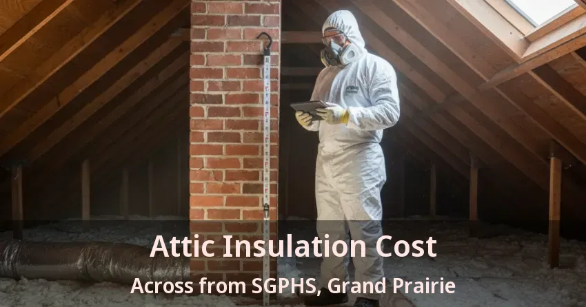 Attic Insulation Cost Across from SGPHS, Grand Prairie - TX