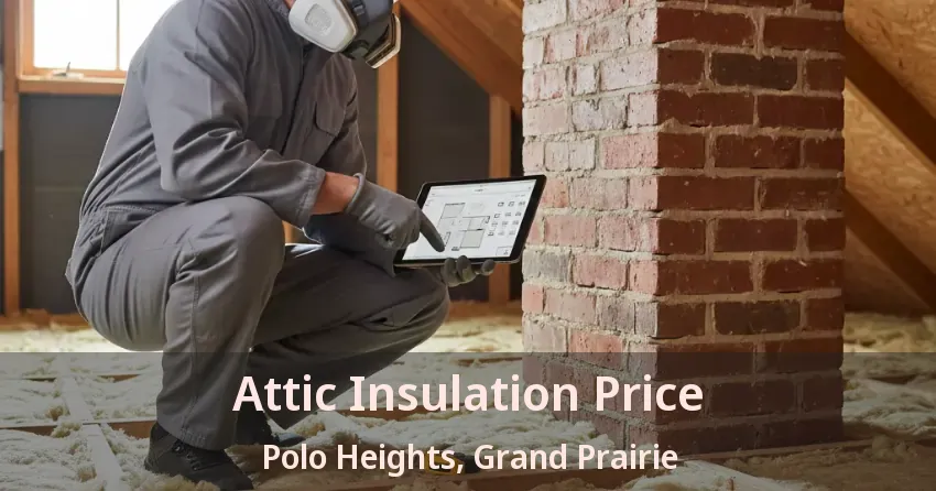 Attic Insulation Price Polo Heights, Grand Prairie - TX