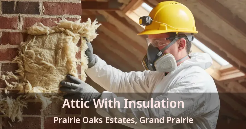 Attic With Insulation Prairie Oaks Estates, Grand Prairie - TX