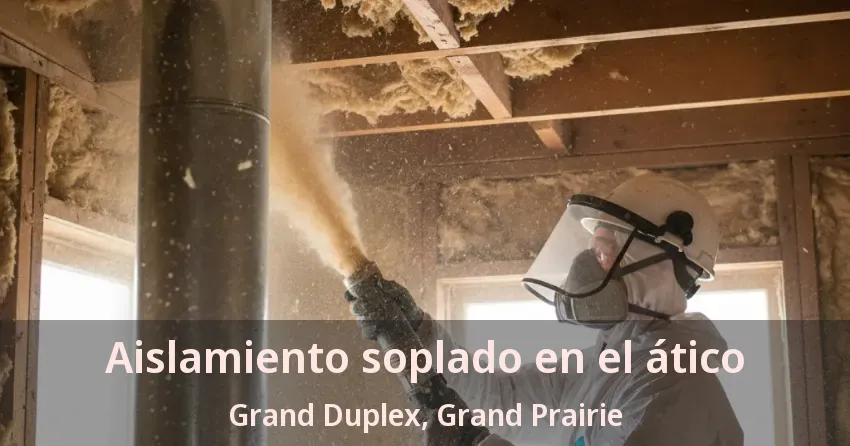Aislamiento soplado en el ático Grand Duplex, Grand Prairie - TX Aislamiento soplado en el ático Grand Duplex, Grand Prairie - TX
