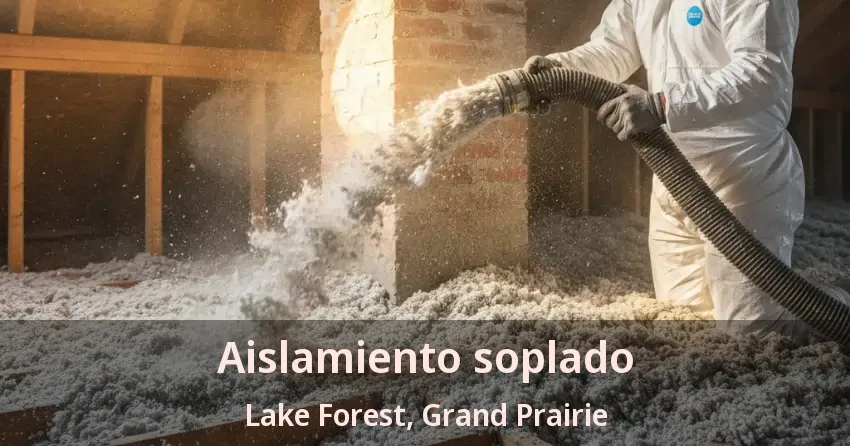 Aislamiento soplado Lake Forest, Grand Prairie - TX