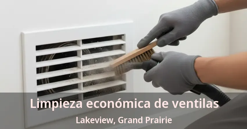 Limpieza económica de ventilas Lakeview, Grand Prairie - TX