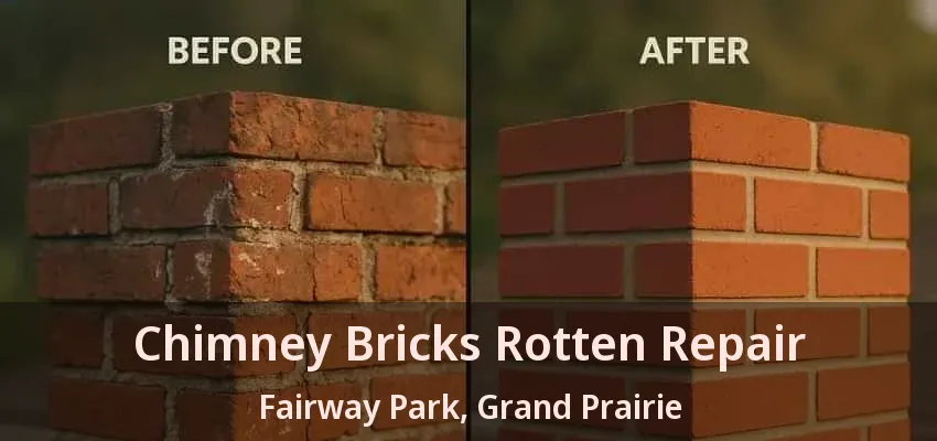 Chimney Bricks Rotten Repair Fairway Park, Grand Prairie - TX