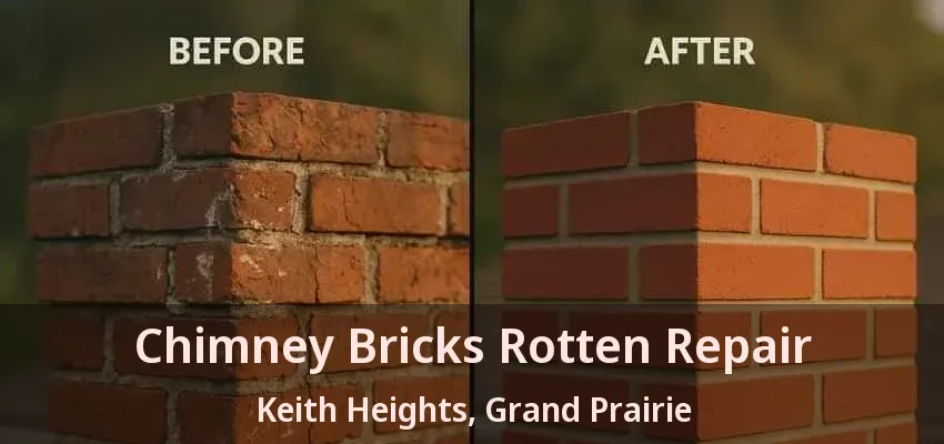 Chimney Bricks Rotten Repair Keith Heights, Grand Prairie - TX