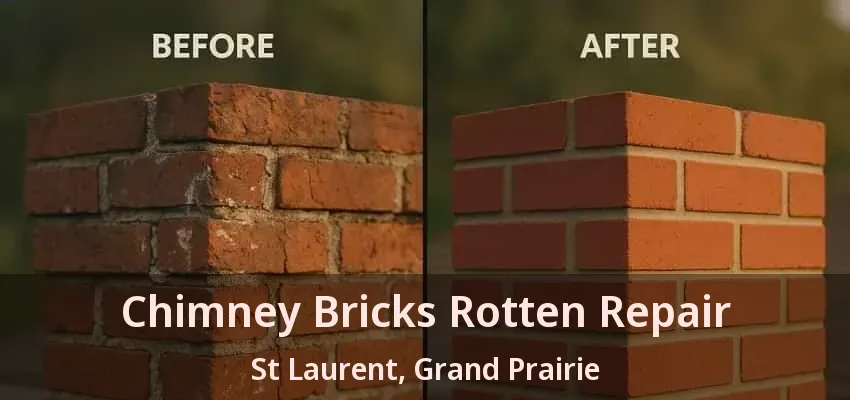 Chimney Bricks Rotten Repair St Laurent, Grand Prairie - TX