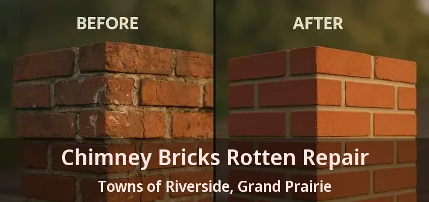 Chimney Bricks Rotten Repair Towns of Riverside, Grand Prairie - TX
