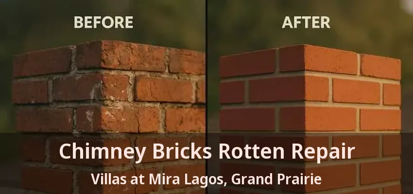 Chimney Bricks Rotten Repair Villas at Mira Lagos, Grand Prairie - TX