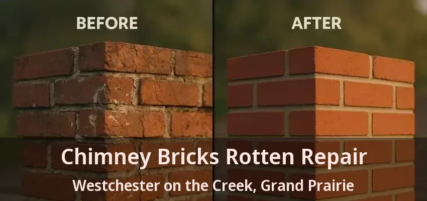 Chimney Bricks Rotten Repair Westchester on the Creek, Grand Prairie - TX