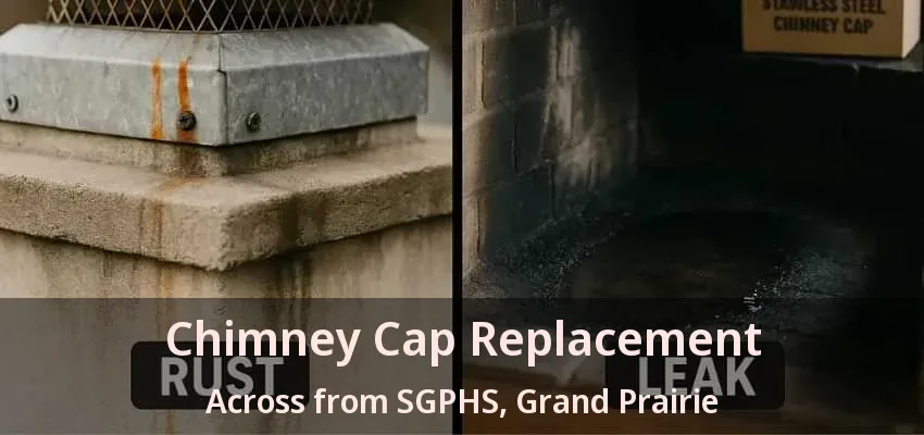 Chimney Cap Replacement Across from SGPHS, Grand Prairie - TX
