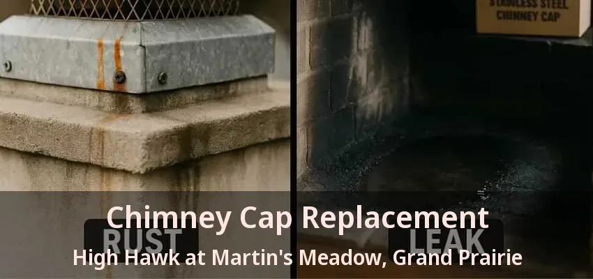 Chimney Cap Replacement High Hawk at Martin's Meadow, Grand Prairie - TX