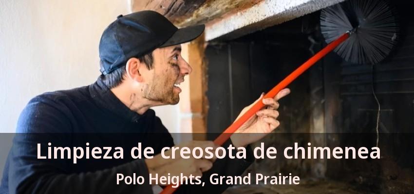 Limpieza de creosota de chimenea Polo Heights, Grand Prairie - TX