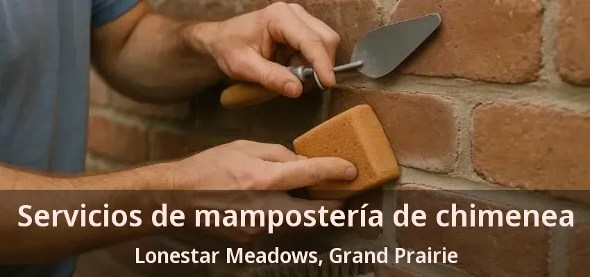 Servicios de mampostería de chimenea Lonestar Meadows, Grand Prairie - TX