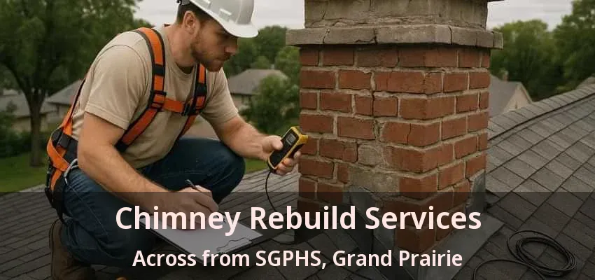 Chimney Rebuild Services Across from SGPHS, Grand Prairie - TX