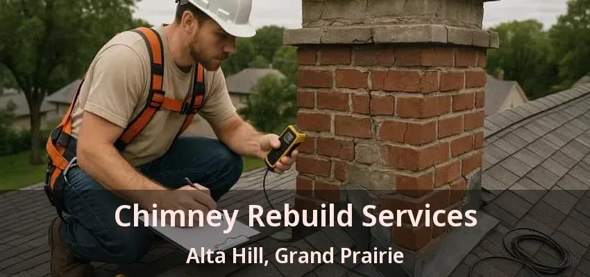 Chimney Rebuild Services Alta Hill, Grand Prairie - TX