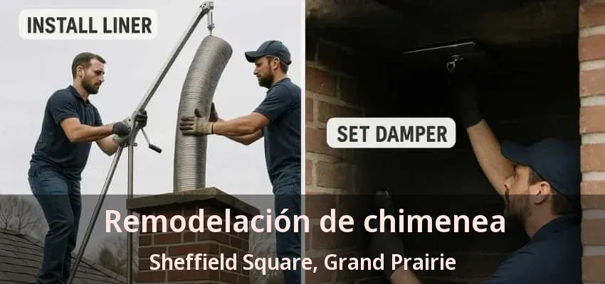 Remodelación de chimenea Sheffield Square, Grand Prairie - TX Remodelación de chimenea Sheffield Square, Grand Prairie - TX