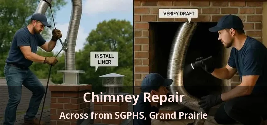 Chimney Repair Across from SGPHS, Grand Prairie - TX