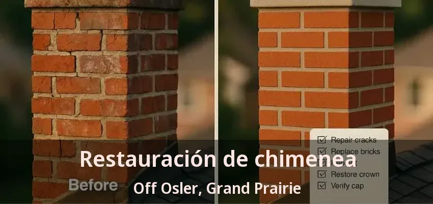 Restauración de chimenea Off Osler, Grand Prairie - TX Restauración de chimenea Off Osler, Grand Prairie - TX