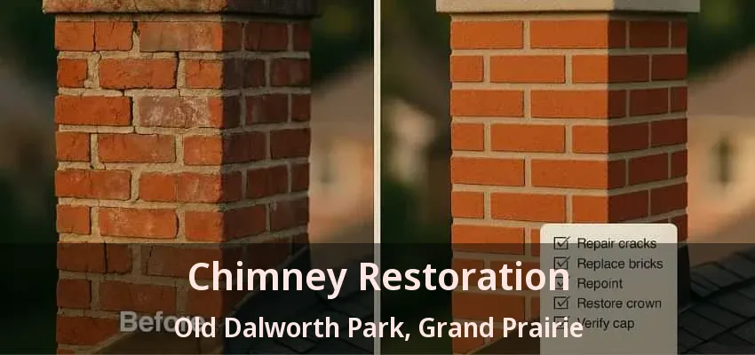 Chimney Restoration Old Dalworth Park, Grand Prairie - TX