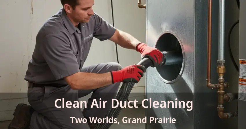 Clean Air Duct Cleaning Two Worlds, Grand Prairie - TX