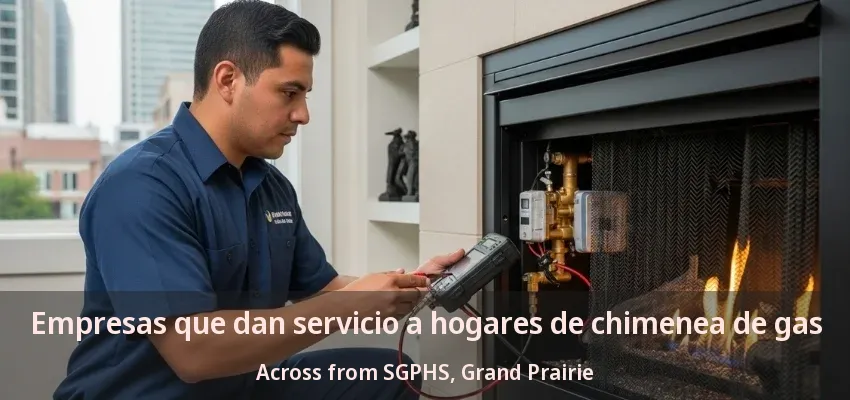 Empresas que dan servicio a hogares de chimenea de gas Across from SGPHS, Grand Prairie - TX