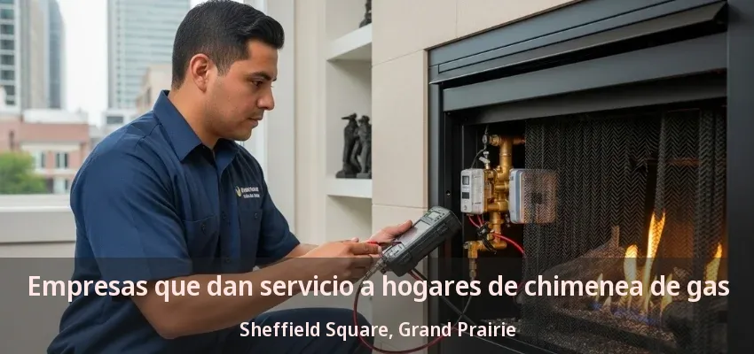 Empresas que dan servicio a hogares de chimenea de gas Sheffield Square, Grand Prairie - TX