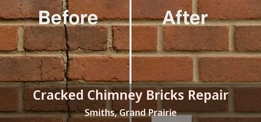 Cracked Chimney Bricks Repair Smiths, Grand Prairie - TX
