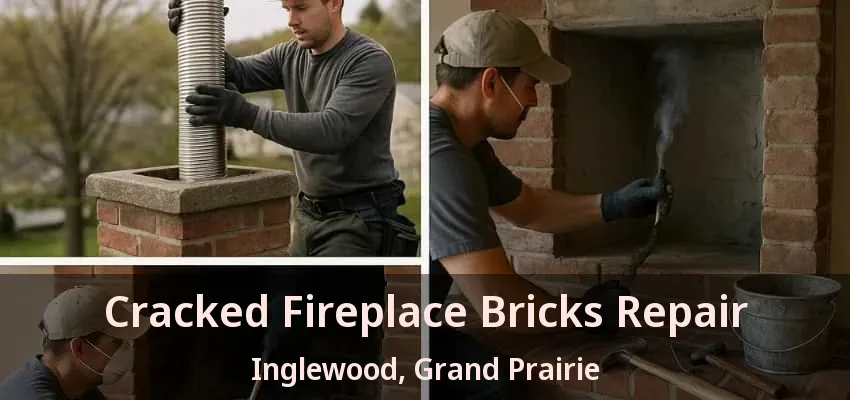 Cracked Fireplace Bricks Repair Inglewood, Grand Prairie - TX