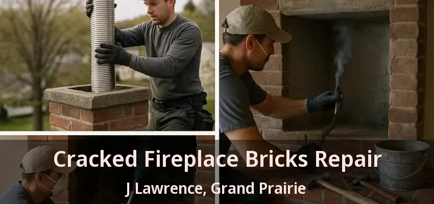 Cracked Fireplace Bricks Repair J Lawrence, Grand Prairie - TX