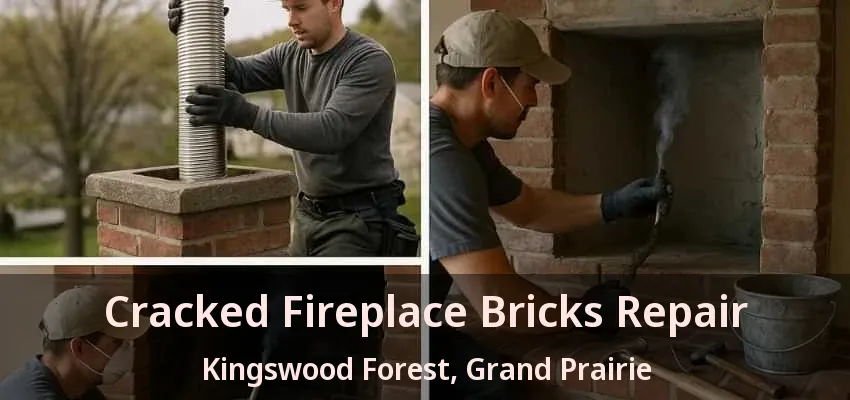 Cracked Fireplace Bricks Repair Kingswood Forest, Grand Prairie - TX