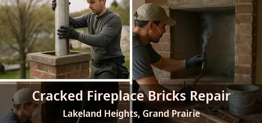 Cracked Fireplace Bricks Repair Lakeland Heights, Grand Prairie - TX