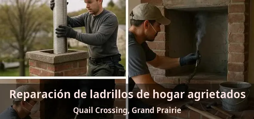 Reparación de ladrillos de hogar agrietados Quail Crossing, Grand Prairie - TX