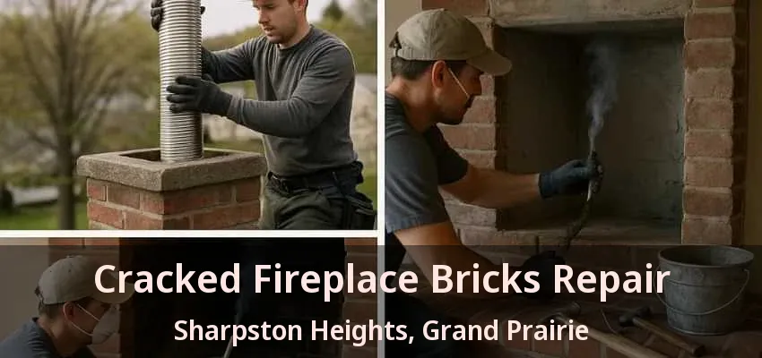 Cracked Fireplace Bricks Repair Sharpston Heights, Grand Prairie - TX