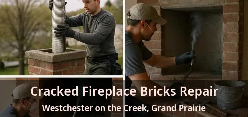 Cracked Fireplace Bricks Repair Westchester on the Creek, Grand Prairie - TX