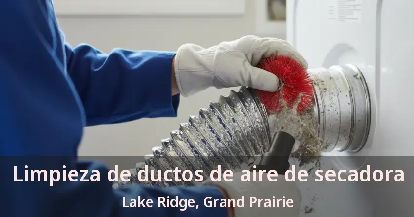 Limpieza de ductos de aire de secadora Lake Ridge, Grand Prairie - TX