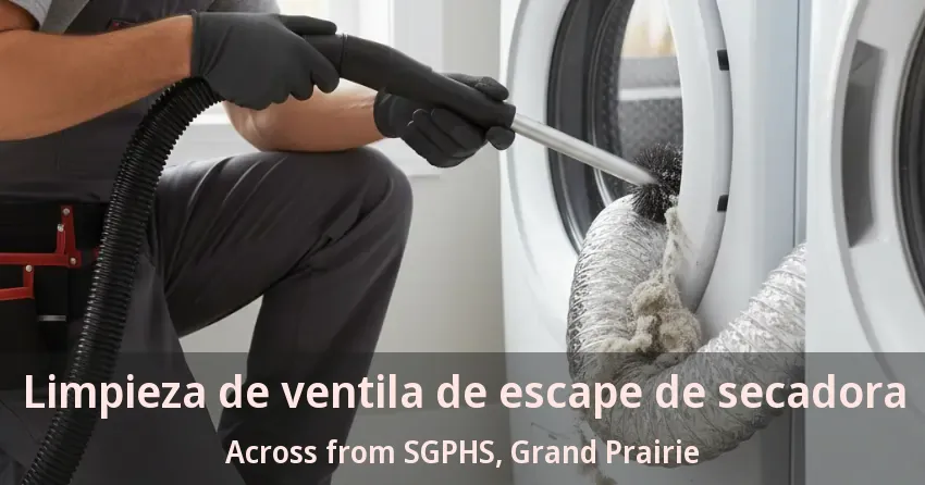 Limpieza de ventila de escape de secadora Across from SGPHS, Grand Prairie - TX