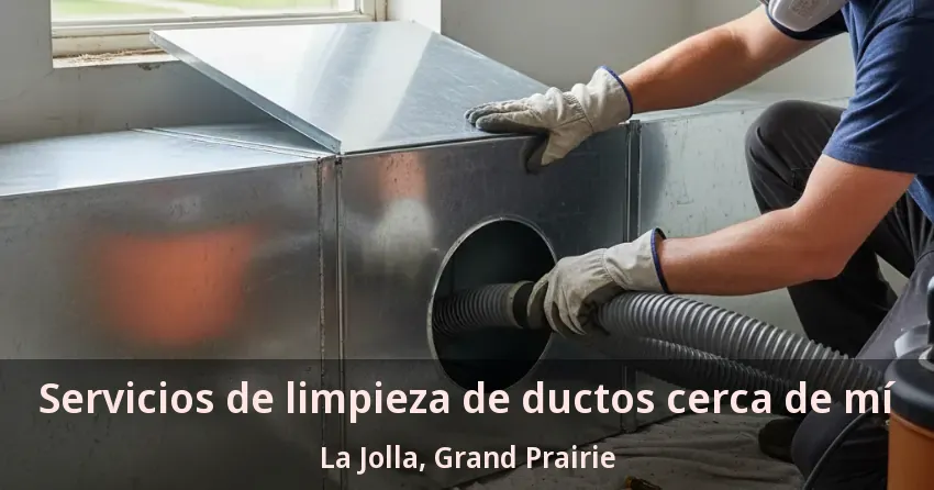 Servicios de limpieza de ductos cerca de mí La Jolla, Grand Prairie - TX