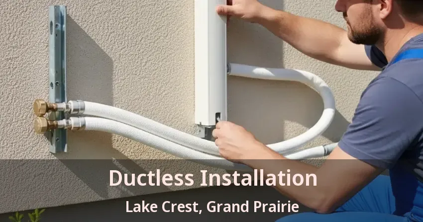 Ductless Installation Lake Crest, Grand Prairie - TX