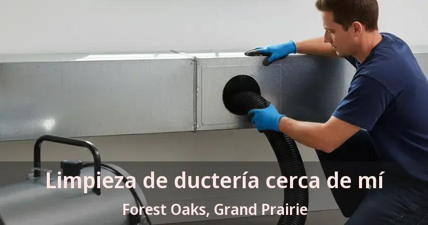 Limpieza de ductería cerca de mí Forest Oaks, Grand Prairie - TX