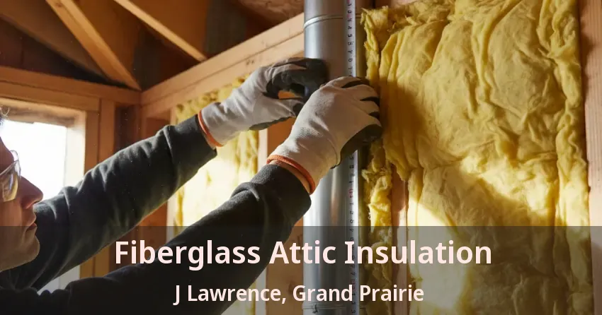 Fiberglass Attic Insulation J Lawrence, Grand Prairie - TX