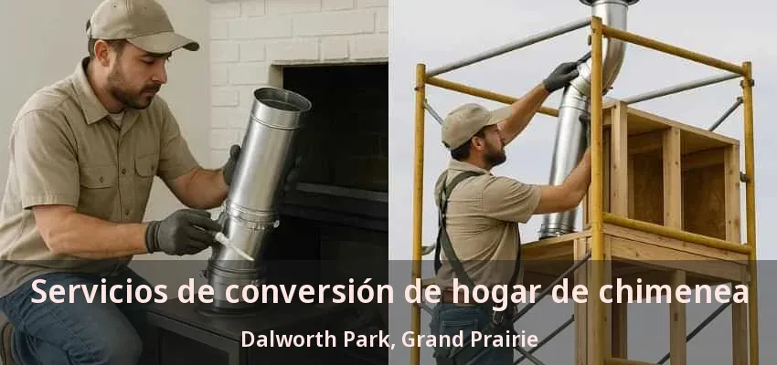 Servicios de conversión de hogar de chimenea Dalworth Park, Grand Prairie - TX