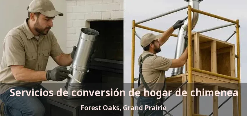 Servicios de conversión de hogar de chimenea Forest Oaks, Grand Prairie - TX Servicios de conversión de hogar de chimenea Forest Oaks, Grand Prairie - TX