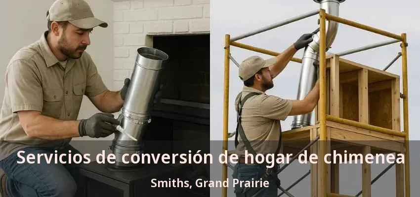 Servicios de conversión de hogar de chimenea Smiths, Grand Prairie - TX