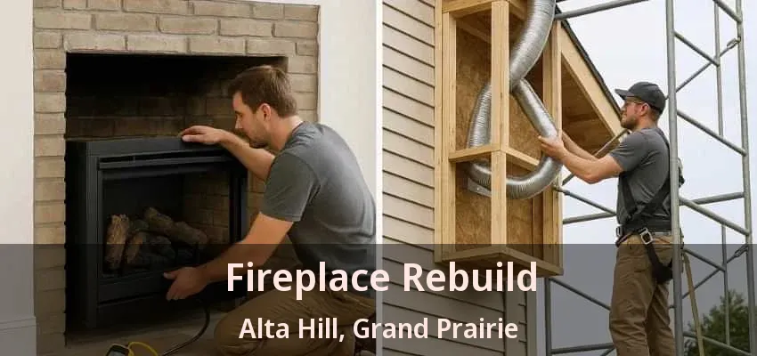 Fireplace Rebuild Alta Hill, Grand Prairie - TX
