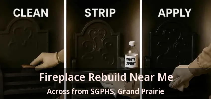 Fireplace Rebuild Near Me Across from SGPHS, Grand Prairie - TX