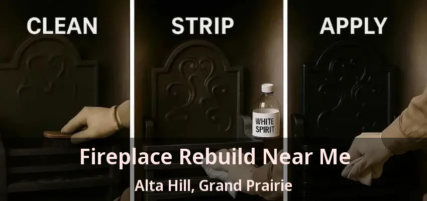 Fireplace Rebuild Near Me Alta Hill, Grand Prairie - TX