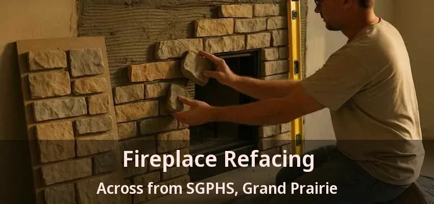 Fireplace Refacing Across from SGPHS, Grand Prairie - TX